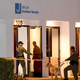 Las Vegas Metropolitan Police Department K-9 officers search the Jewish Community Center of Southern Nevada after an employee received a suspicious phone call that led about 10 people to evacuate the building on February 27, 2017 in Las Vegas, Nevada. Image via Getty.